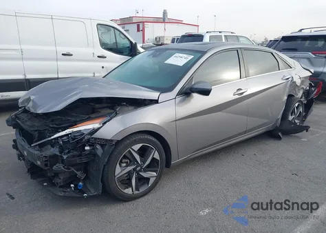 2021 Hyundai Elantra Limited из США, поврежденный, VIN KMHLP4AG5MU172594